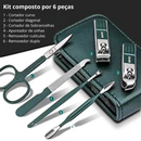 Conjunto de Tesoura e cortador de unha Portátil